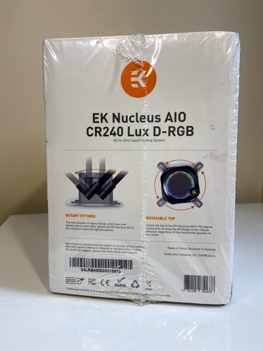 Водяне охолодження, водянка СВО EKWB EK-Nucleus AIO CR240 Lux D-RGB
