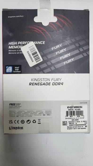 Ddr4 64gb 3200 kingston ГАРАНТІЯ