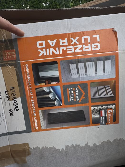 grzejnik Atakama czarny mat