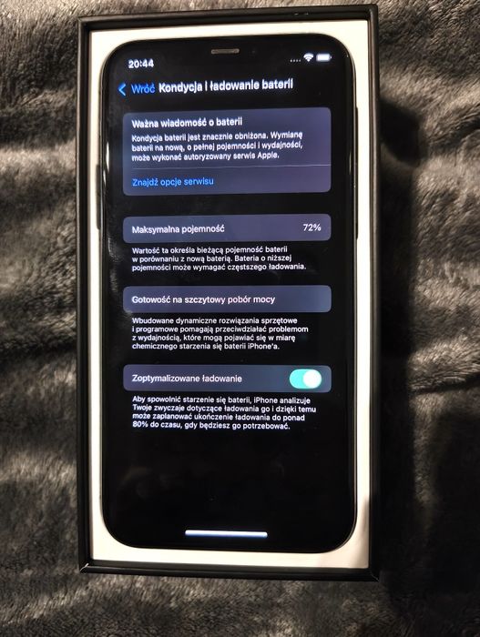 iPhone 11 Pro 64GB, MidnightGreen, 72% Bateria - Bardzo Dobry