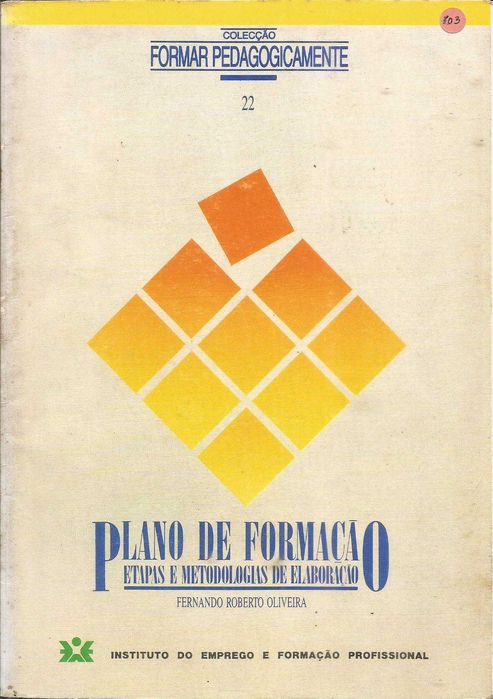 Plano de Formação - Etapas e Metodologias de Elaboração