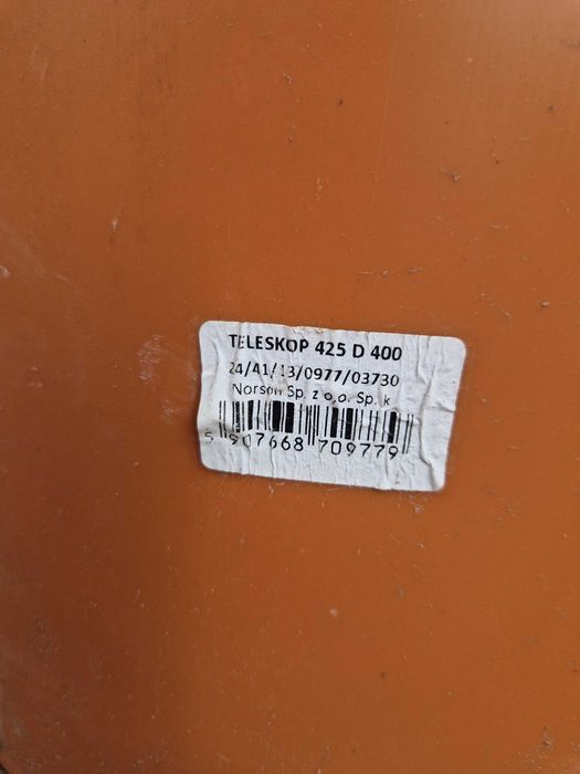 Teleskop do studni kanalizacyjnej 425  D400 NORSON