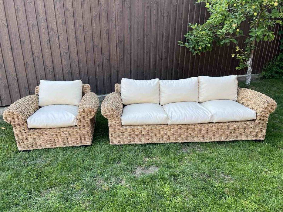 Продам мʼякі меблі з ротангу