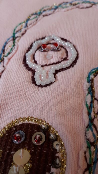 Bluzka haft koraliki 100% bawełna