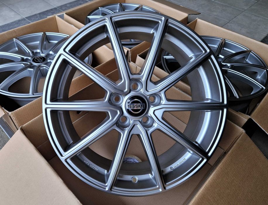 Alufelgi 18 5x114,3 Nissan Juke Qashqai Pulsar Leaf Primera GRAFIT 74#