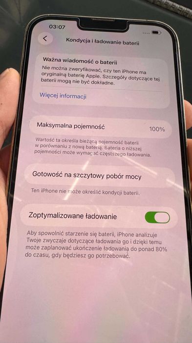 iPhone 13 Pro Max 128 GB 100% Kondycji baterii