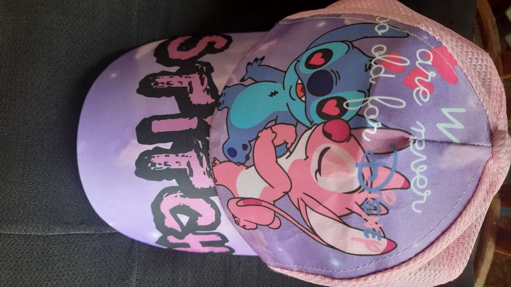 Кепка на девочку, Стич, Stich размер 50-52