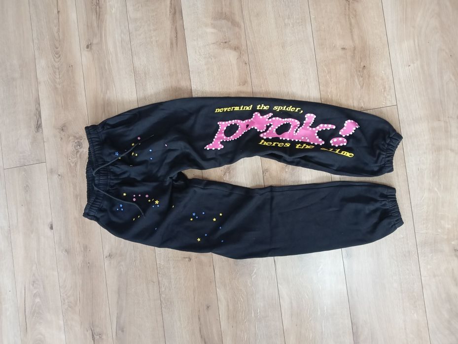Spodnie sp5der pink