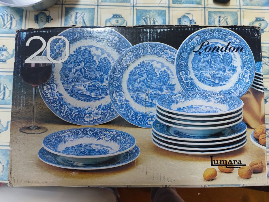 Loiça Italiana Quadrifoglio Lumara London - Meio Serviço