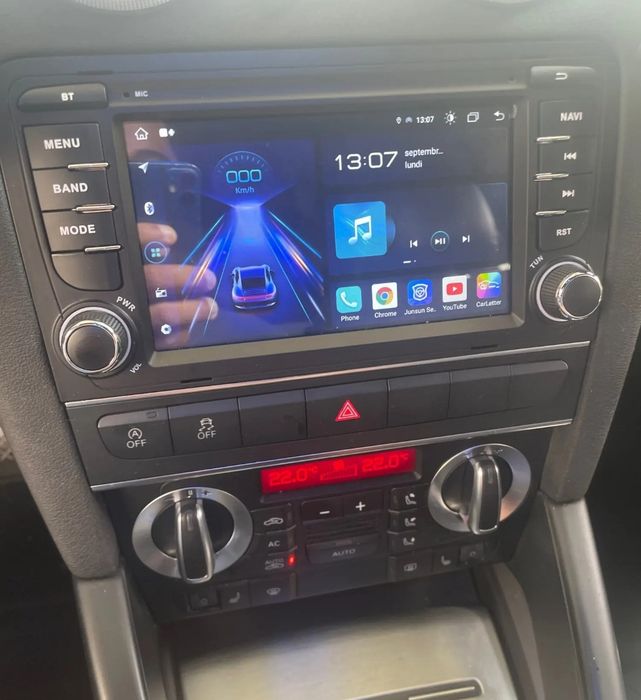 Radio 2 DIN Android AUDI A3 (8P) 2003 até 2012 + 4+32 GB  + Carplay +