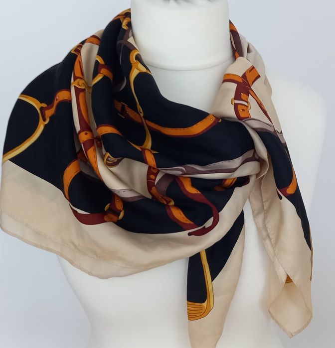 Modne  dodatki wiskoza wzorzyste nowe