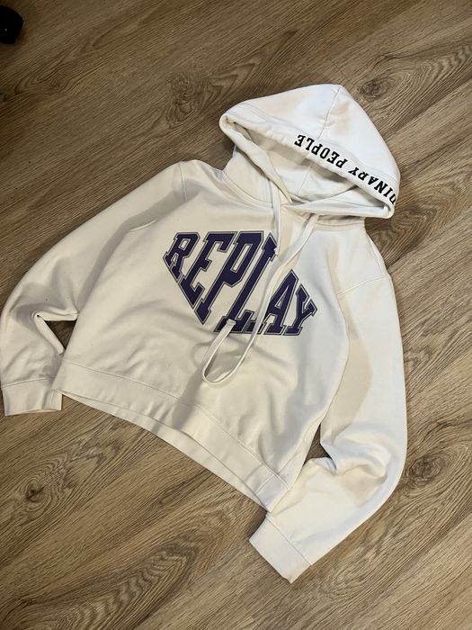 худи replay white
