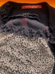 NOWA bluzka z koralikami czarna