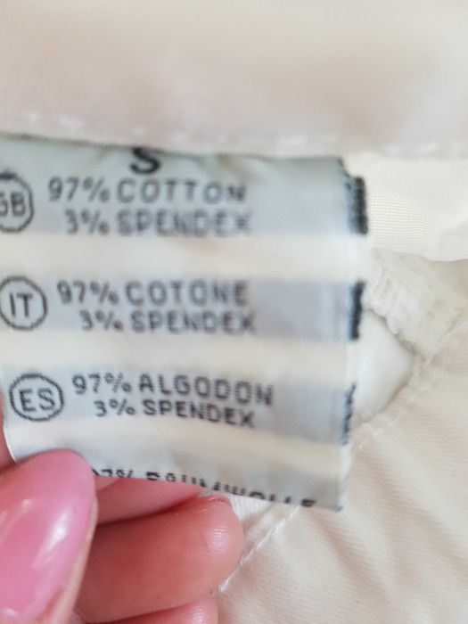 Białe jeansy XS/S