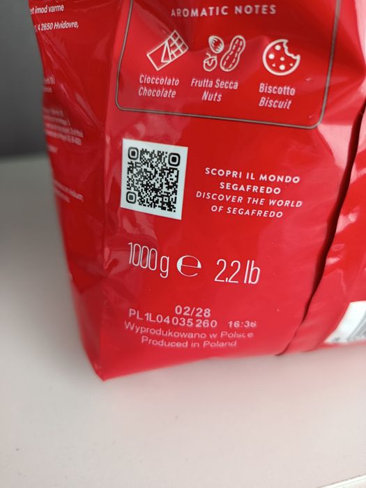 Kawa ziarnista Segafredo 1 kg