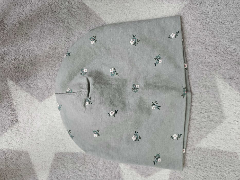 H&M шапка трикотажна 48-50 2-3 роки зелена