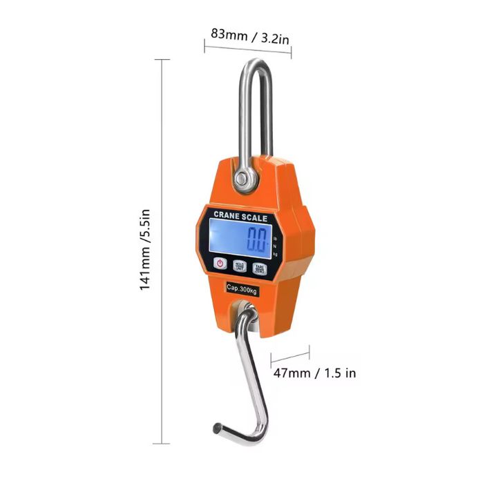 Ваги кранові електронні до 300кг, крок 0.05кг OCS-03-L