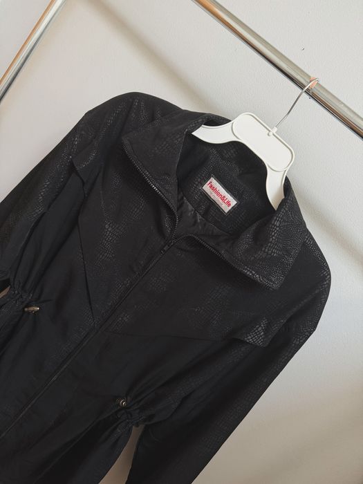 Czarna damska kurtka parka 44/46