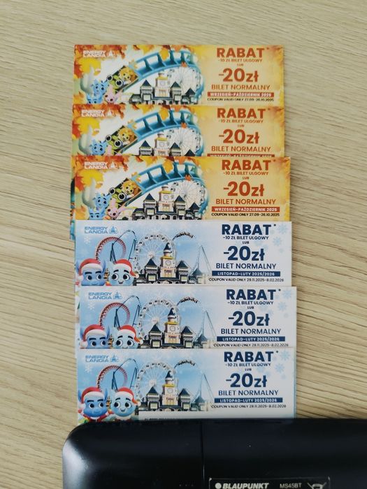 Bilety Energylandia sezon jesienny zimowy 2025 26