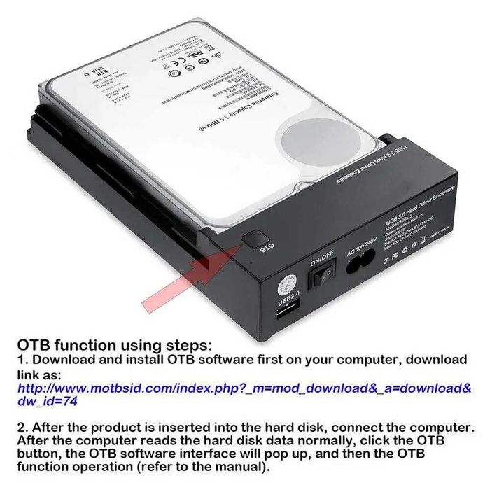 Корпус карман для внешнего жесткого диска USB 3.0 SATA III 2,5/3,5 SSD