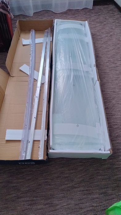 Душове огородження EGO напівкруг розсув. PURE 90х90х190 см