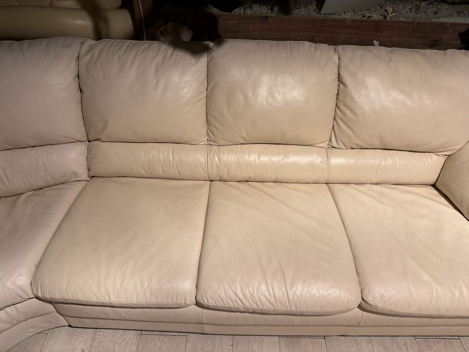 Шкіряний  диван Natuzzi (Італія)Кутовий великий.Стан ідеальний