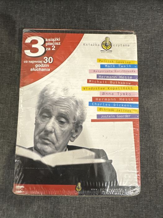 Audio Book Książka czytana 3 szt. Nowe Zafoliowane