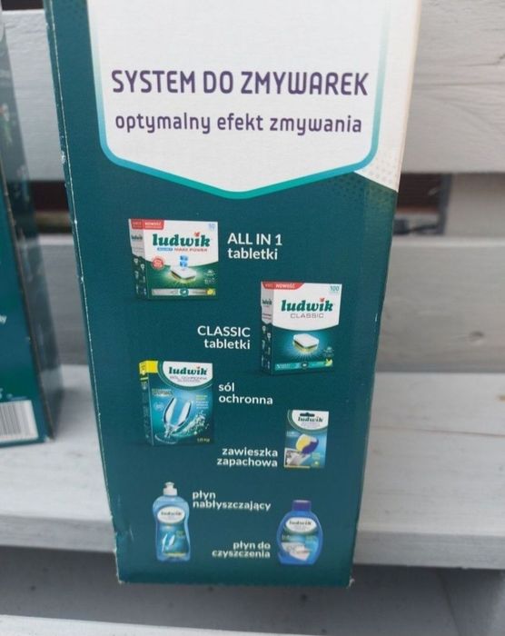 Tabletki do zmywarki i sól Ludwik