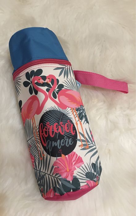 Garrafa Termica Estampada para a Praia