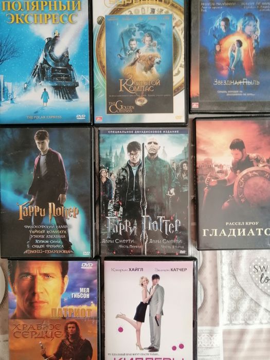 Мультфільми, Dvd диски + декілька фільмів