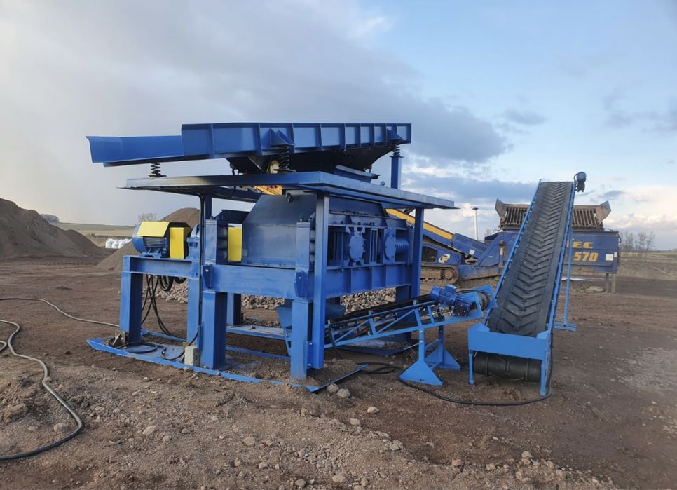 KRUSZARKA WALCOWA KW-1000x700-nowa-producent- stal HARTOWANA!!