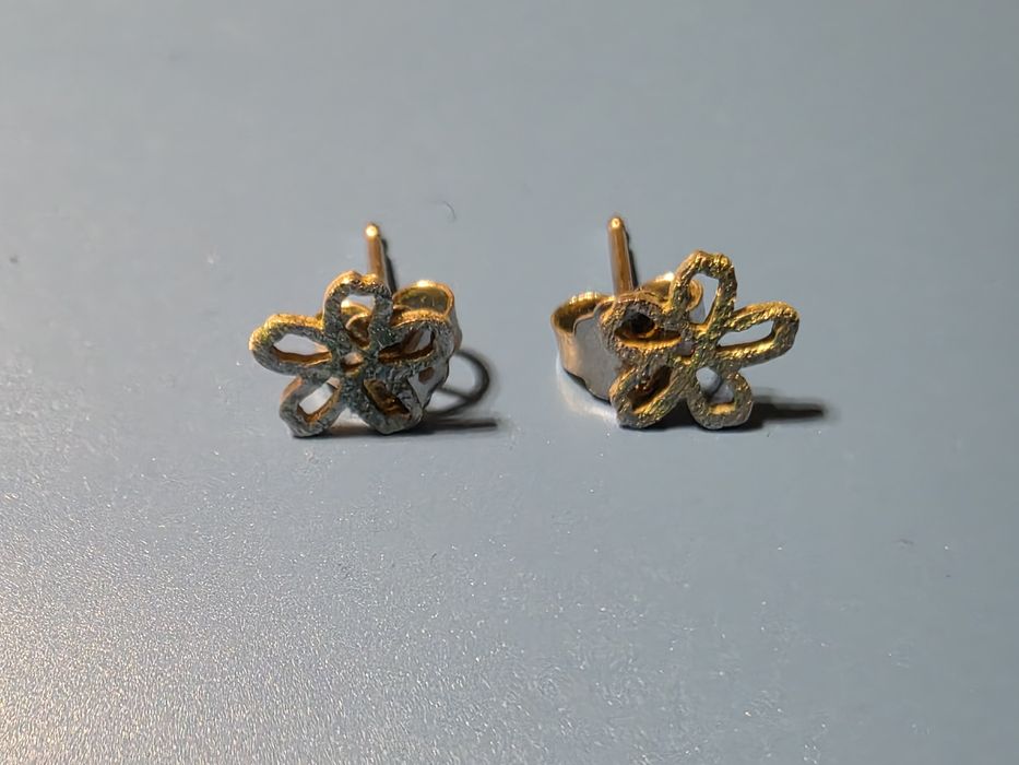 Kolczyki złote YES próba 333 8k