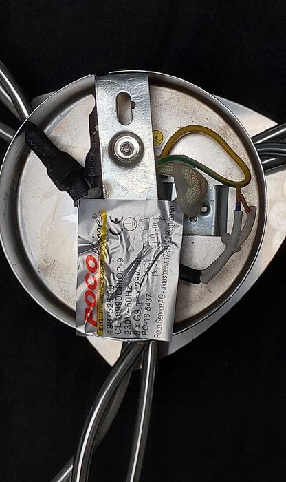 Lampa sufitowa szklana