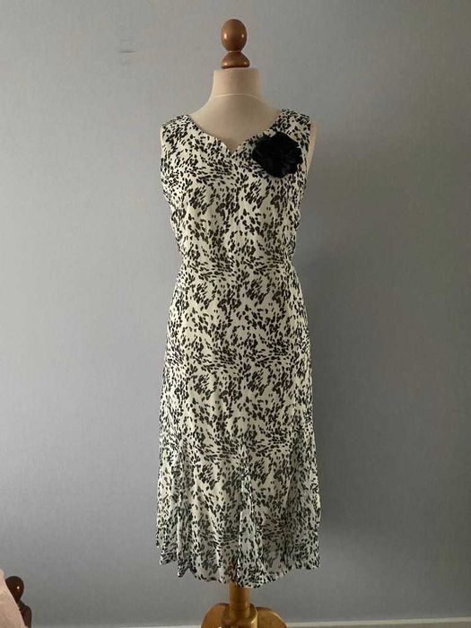 Bonmarche sukienka letnia maxi panterka 16