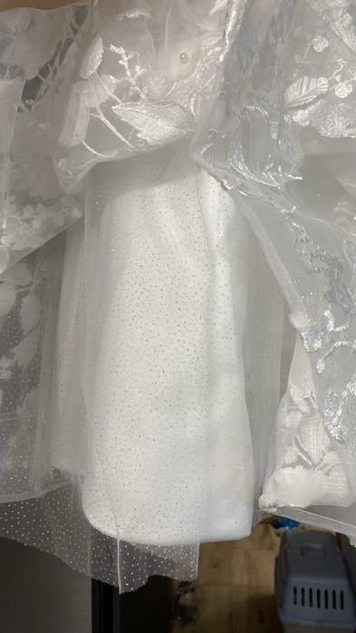 Mini suknia slubna