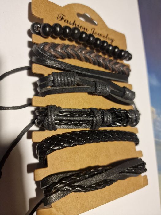 Conjunto de 6 pulseiras para homen (Novas)