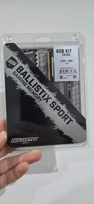 Crucial Ballistix Sport 8GB (2×4GB) DDR4 2666MHz CL16 – sprawne
