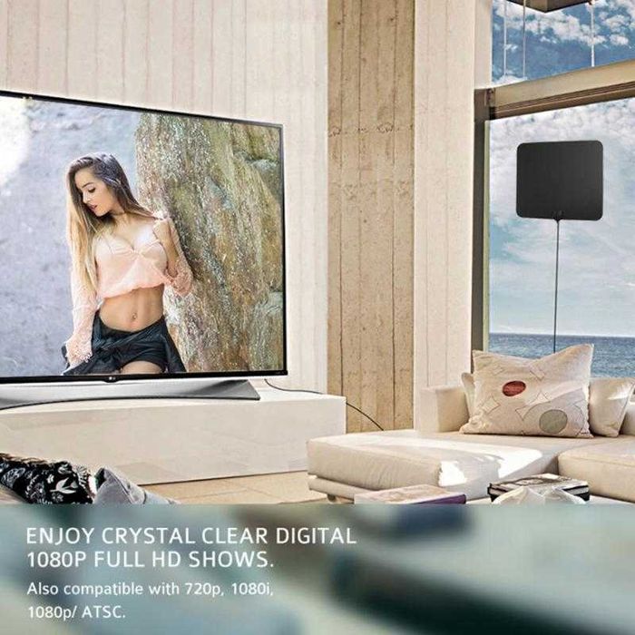 TV Antenna HDTV płaska