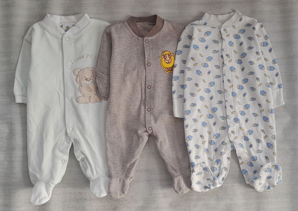 Пакет вещей для новорождённого мальчика  от 0-3 месяцев