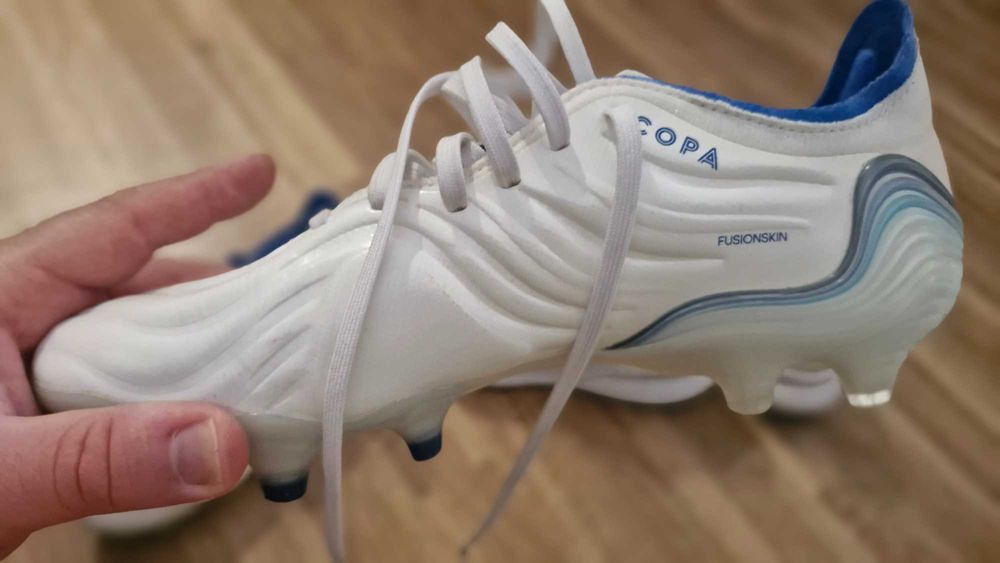 adidas Copa Sense .1 FG Diamond Edge - Footwear White/Hi-Res Blue/Legend Ink