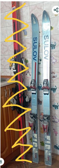 Лыжи  SULOV в рабочем состоянии