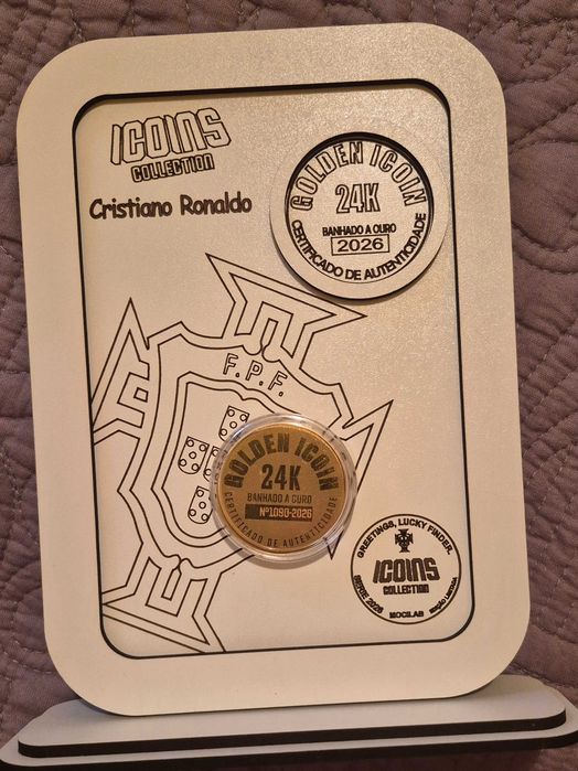Icoin Cristiano Ronaldo 24K