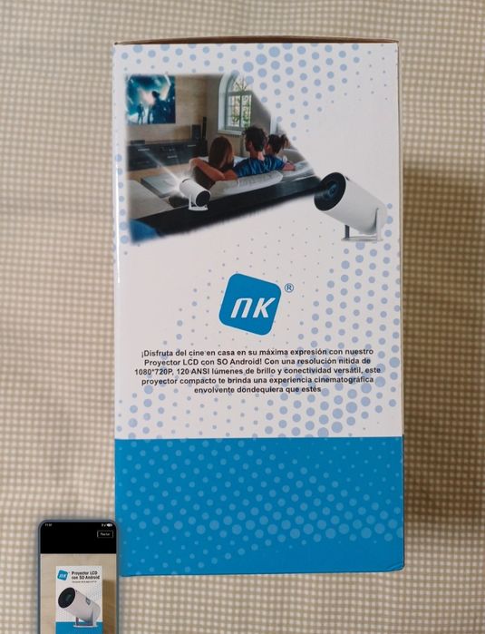 Mini Projetor Android com suporte 4k
