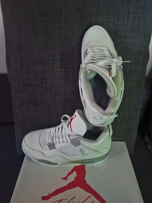 Buty Air Jordan 4 Retro White r 42, wkładka 26.5 cm, nowe