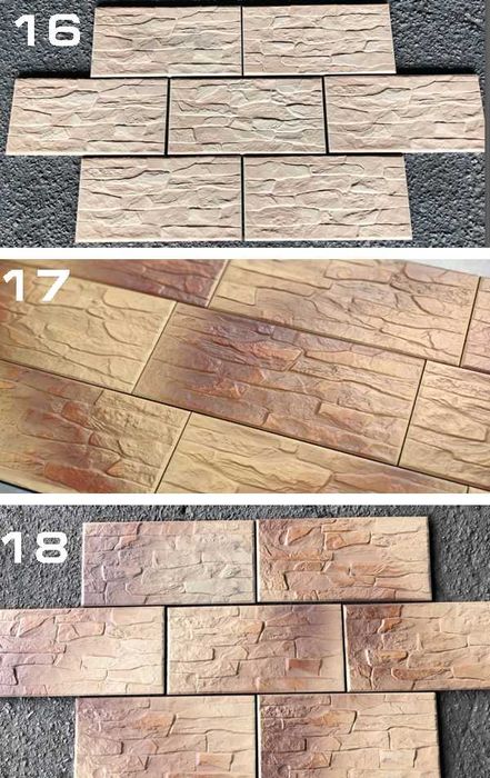 Клінкер та керамограніт (піч, груба, фасад) під цеглу і камінь клинкер