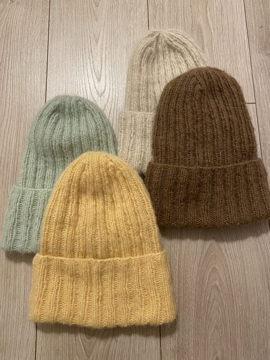 Wełniana czapka, ręcznie robiona, puszysta i lekka w stylu surf inc