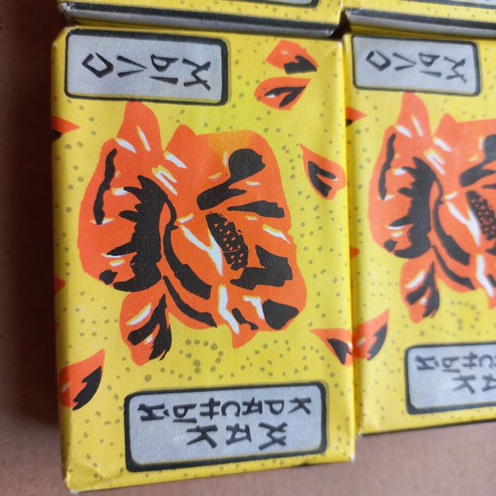 Мыло туалетное времен СССР красный мак