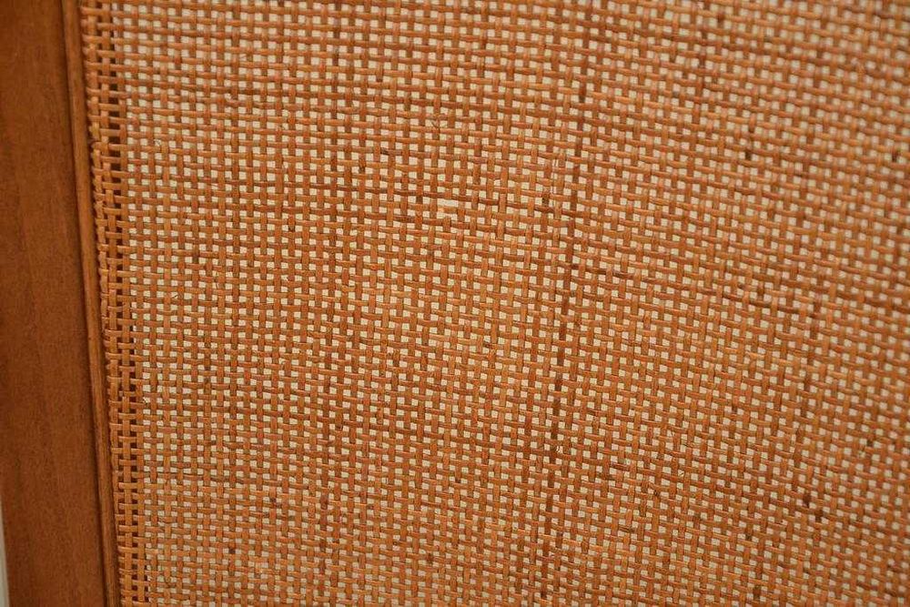 stylowe krzesła z rafią komplet 6 krzeseł