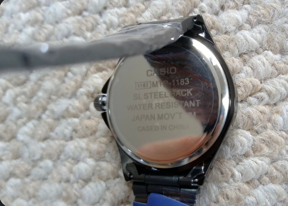 CASIO relógio analógico quartz NOVO