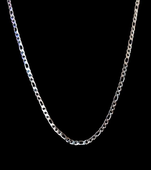 Naszyjnik męski Figaro – 55 cm  4 mm  stal szlachetna